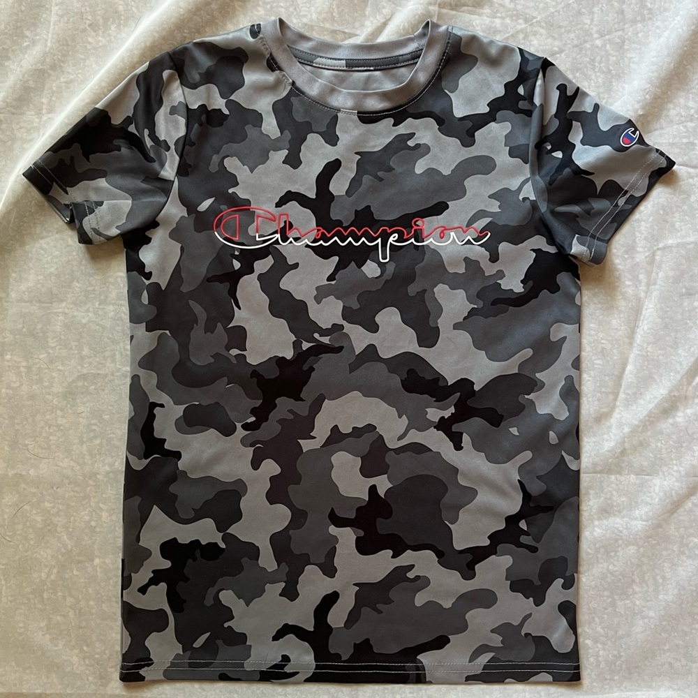 Boys Camo Champion Tee